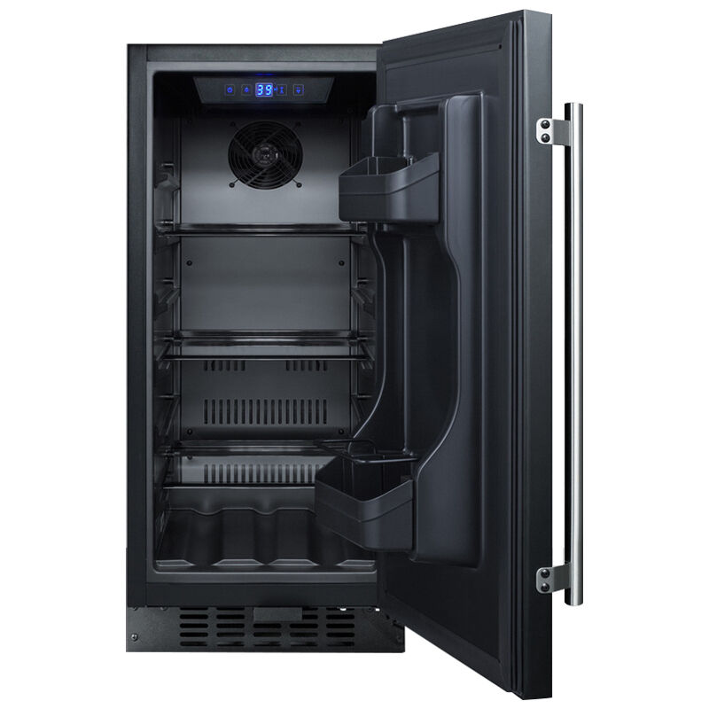Summit 15 in. 2.2 cu. ft. Undercounter Refrigerator - Black, , hires