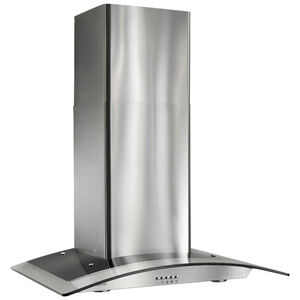Broan B56 Series 36 in. Chimney Style Range Hood with 3 Speed Settings, 450 CFM, Convertible Venting & 2 Halogen Lights - Stainless Steel, , hires