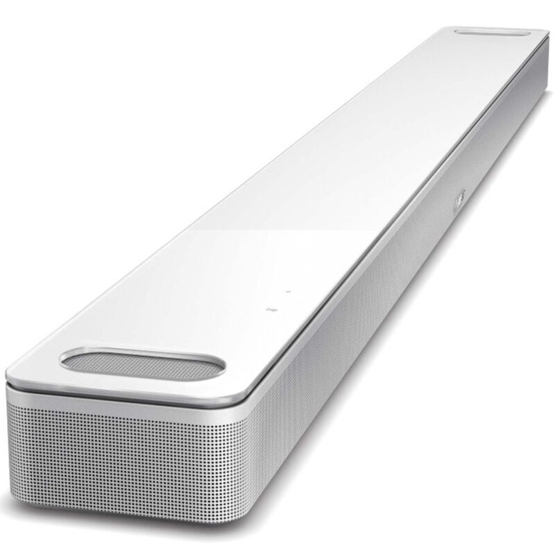Bose Ultra 5.1.2 Channels Dolby Atmos Smart Sound Bar with Bluetooth & Wireless Subwoofer (Sold-Separately) - White, White, hires