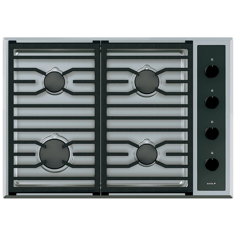 Wolf 30 Professional Gas Cooktop - 4 Burners (CG304P/S)