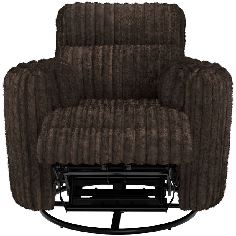Catnapper Daydream Swivel Glider Recliner - Chocolate, Chocolate, hires