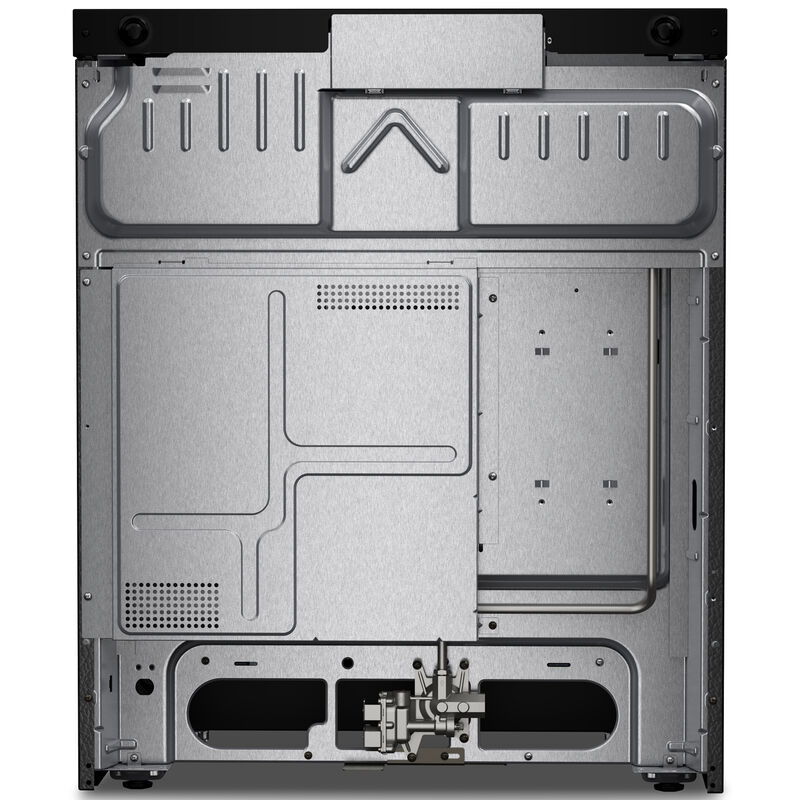 Whirlpool 30 in. 5.0 cu. ft. Smart Air-Fry Standard Convection Slide-In Gas Range with 5 Sealed Burners - Black Stainless, , hires