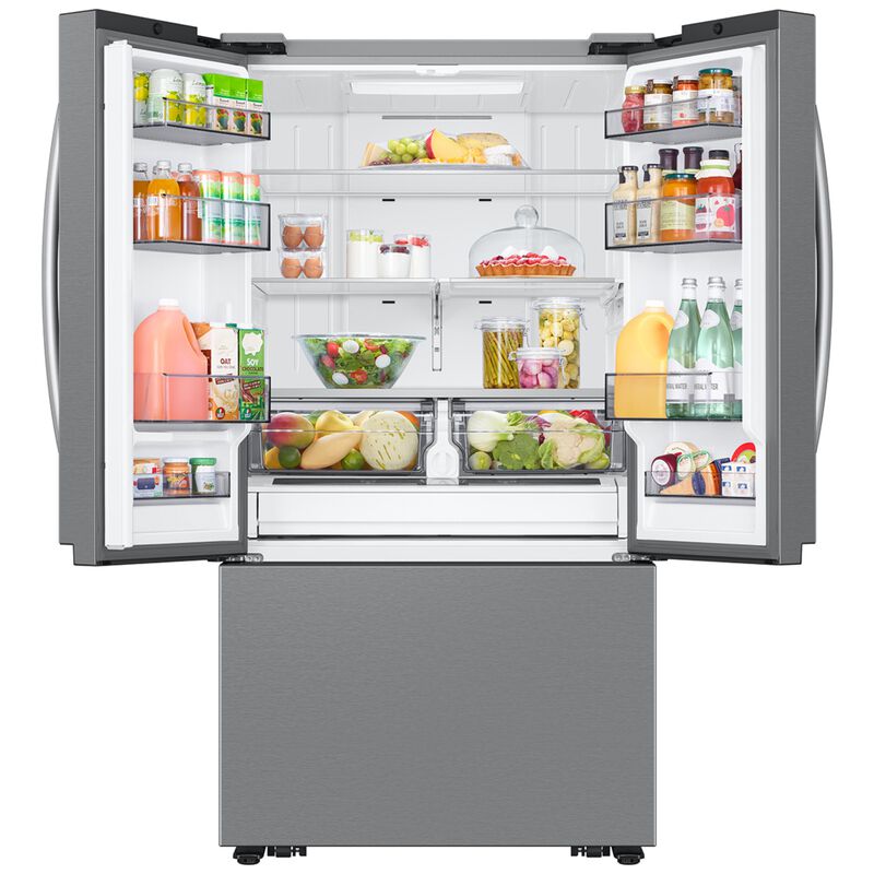 Samsung Bespoke 36 in. 31.5 cu. ft. Smart French Door Refrigerator with Ice Maker - Fingerprint Resistant Stainless Steel, , hires