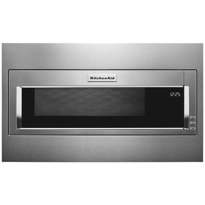 KitchenAid 30 in. 1.1 cu.ft Built-In Microwave with 10 Power Levels & Sensor Cooking Controls - Stainless Steel | KMBT5511KSS