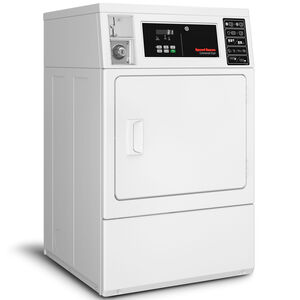 Speed Queen DV6 27 in. 7.0 cu. ft. Commercial Electric Dryer - White, , hires