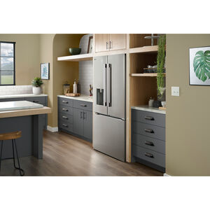 LG 36 in. 23.7 cu. ft. Smart Counter Depth French Door Refrigerator with Ice & Water Dispenser - Printproof Stainless Steel, , hires