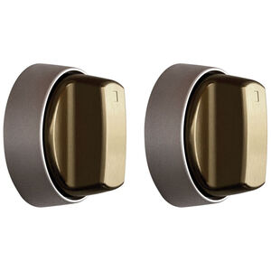 Wolf 30 in. M Series Professional Built-In Oven Brushed Brass Knob Kit, , hires