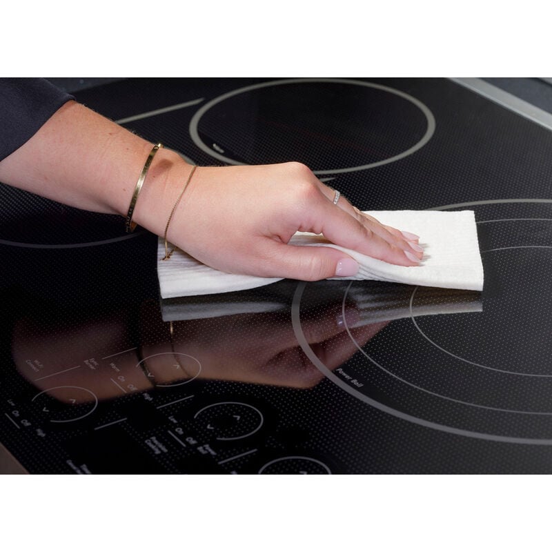 Cafe 36 in. 5-Burner Smart Electric Cooktop with Simmer Burner & Power Burner - Black, , hires