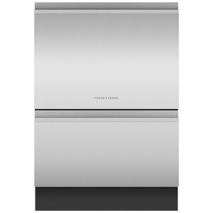 Fisher & Paykel Series 9 24 in. Smart Built-In Dishwasher with Top Control, 42 dBA Sound Level, 14 Place Settings, 6 Wash Cycles & Sanitize Cycle - Stainless Steel, , hires