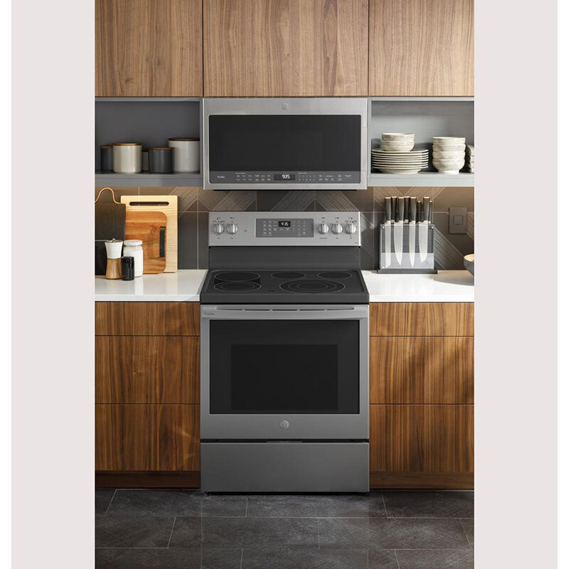 Ge profile electric range clearance with air fryer