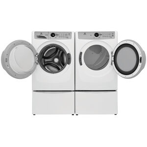 Electrolux 300 Series 27 in. 8.0 cu. ft. Stackable Gas Dryer with Luxury-Quiet Sound System & Sensor Dry - White, , hires