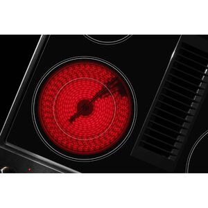 JennAir 30 in. 6.2 cu. ft. Air Fry True European Convection Slide-In Electric Range with Radiant Burners - Stainless Steel, , hires