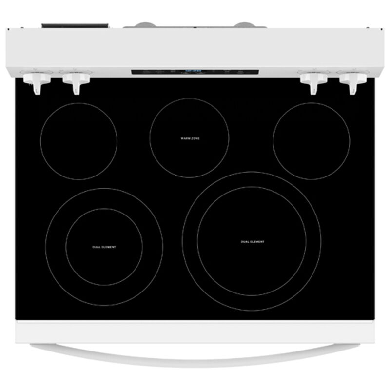 Whirlpool 30 in. 5.3 cu. ft. Air-Fry Standard Convection Electric Range with Radiant Burners - White, , hires