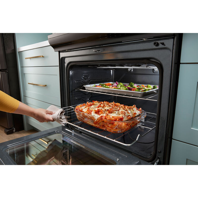 Whirlpool 30 in. 4.8 cu. ft. Oven Slide-In Electric Range with 4 Smoothtop Burners - Stainless Steel, Stainless Steel, hires