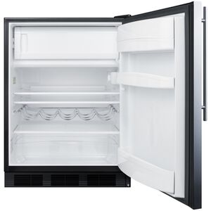 Summit 24 in. 5.0 cu. ft. Right-Hinged Undercounter Refrigerator - Stainless Steel, , hires