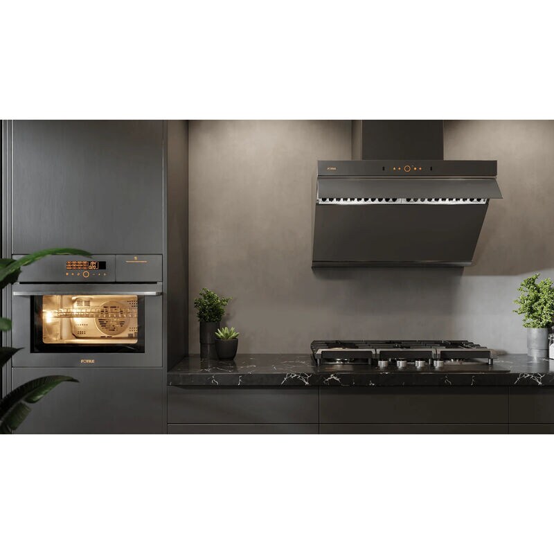 Fotile Slant Vent Series 30 in. Ducted Standard Style Range Hood with 1100 CFM, 4 Fan Speeds & 2 LED Lights - Moonshadow, , hires