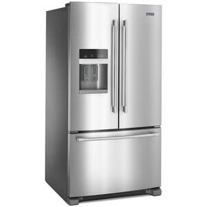 Maytag 36 in. 24.7 cu. ft. French Door Refrigerator with Ice & Water Dispenser - Fingerprint Resistant Stainless Steel, , hires