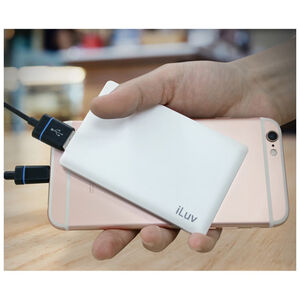 iLuv myPower25 2500mAh Slim Portable Battery Pack (White), , hires