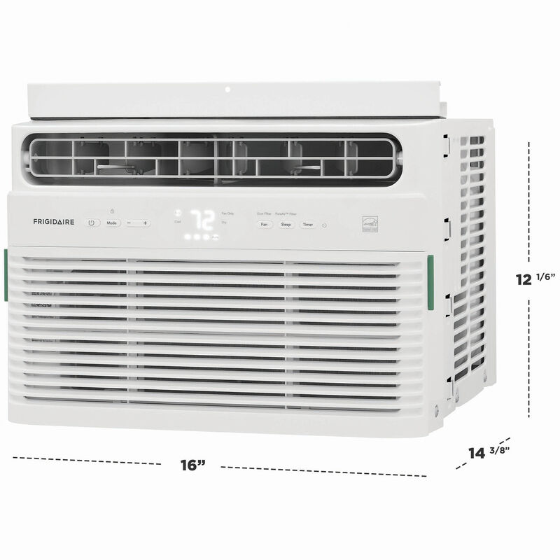 Frigidaire 5,000 BTU Energy Star Window Air Conditioner with 3 Fan Speed, Sleep Mode & Remote Control - White, , hires