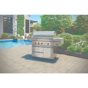 Wolf 42 in. 3-Burner Built-In Liquid Propane Gas Grill with Rotisserie, Sear Burner & Smoker Box - Stainless Steel, , hires