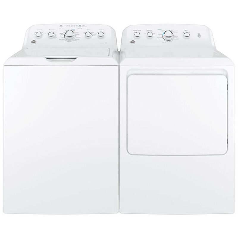 GE 27 in. 7.2 cu. ft. Electric Dryer with Aluminized Alloy Drum - White, , hires
