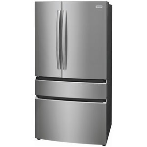 Frigidaire Gallery 36 in. 27.2 cu. ft. 4-Door French Door Refrigerator with Internal Water Dispenser - Stainless Steel, , hires
