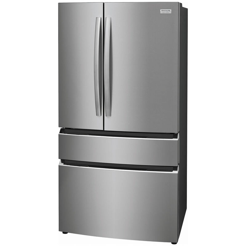 Frigidaire Gallery 36 in. 27.2 cu. ft. 4-Door French Door Refrigerator with Internal Water Dispenser - Stainless Steel, , hires