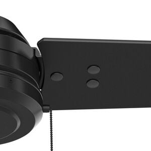 Hunter Cassius 52 in. Indoor /Outdoor Ceiling Fan - Matte Black, Matte Black, hires