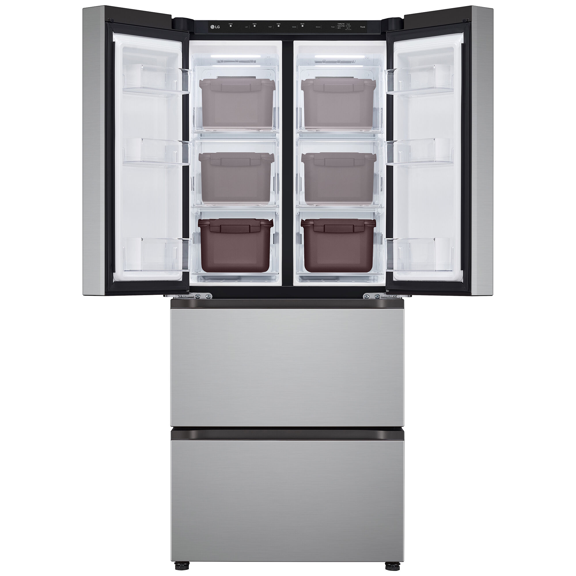 LG Kimchi/Specialty Food 30 in. 14.3 cu. ft. Smart 4-Door French