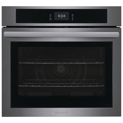 Frigidaire 30" 5.3 Cu. Ft. Electric Wall Oven with Standard Convection & Self Clean - Black Stainless Steel | FCWS3027AD
