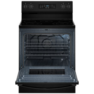 Whirlpool 30 in. 5.3 cu. ft. Air-Fry Standard Convection Electric Range with Radiant Burners - Black, , hires