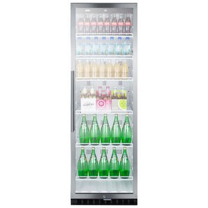 Summit Commercial 24 in. 12.6 cu. ft. Beverage Center with Adjustable Shelves & Digital Control - Stainless Steel, , hires
