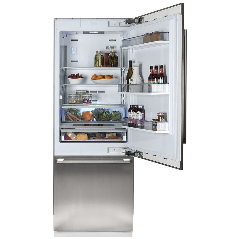 Blomberg 30 in. 16.4 cu. ft. Built-In Counter Depth Bottom Freezer Refrigerator - Custom Panel Ready, , hires