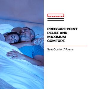 Sealy Plainfield Posturepedic Plus Plush Euro Top Innerspring King Size Mattress, , hires