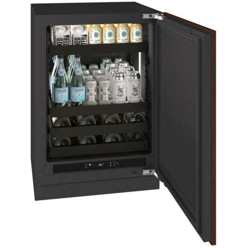 U-Line The Seamless Collection 24 in. Built-In/Freestanding 5.1 cu. ft. Compact Beverage Center with Adjustable Shelves & Digital Control - Custom Panel Ready, , hires