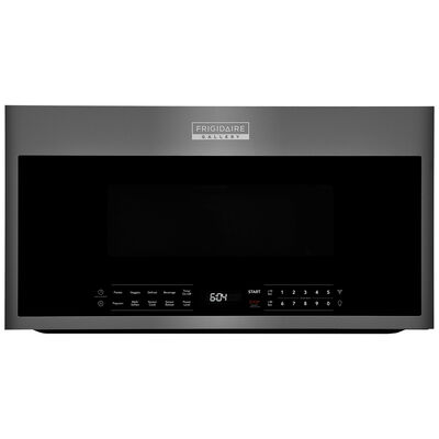 Frigidaire Gallery 30 in. 1.9 cu. ft. Over-the-Range Microwave with 11 Power Levels, 400 CFM & Sensor Cooking Controls - Black Stainless Steel | GMOS1964AD
