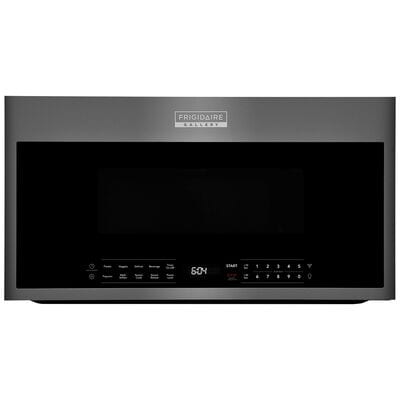 Frigidaire Gallery 30 in. 1.9 cu. ft. Over-the-Range Microwave with 11 Power Levels, 400 CFM & Sensor Cooking Controls - Black Stainless Steel | GMOS1964AD