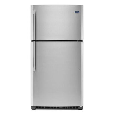 Maytag 33 in. 21.2 cu. ft. Top Freezer Refrigerator - Stainless Steel | MRT711SMFZ