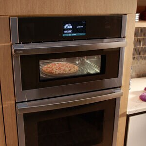 GE Profile 30 in. 6.4 cu. ft. Smart Speed/Steam Electric Microwave/Wall Oven Combo with True European Convection & Sensor Cooking - Stainless Steel, , hires