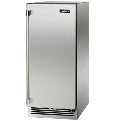 Perlick Signature Series 15 in. Compact Built-In 2.8 cu. ft. Wine Cooler with 20 Bottle Capacity, Single Temperature Zones & Digital Control - Custom Panel Ready | HP15WS-4-2R