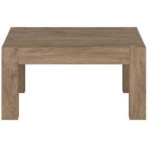 Hudson & Canal Langston 34" Wide Square Coffee Table - Antiqued Gray Oak, , hires