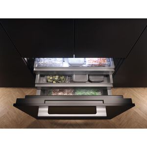 Miele MasterCool 36 in. 20.0 cu. ft. Built-In Smart Counter Depth French Door Refrigerator with Internal Water Dispenser - Custom Panel Ready, , hires