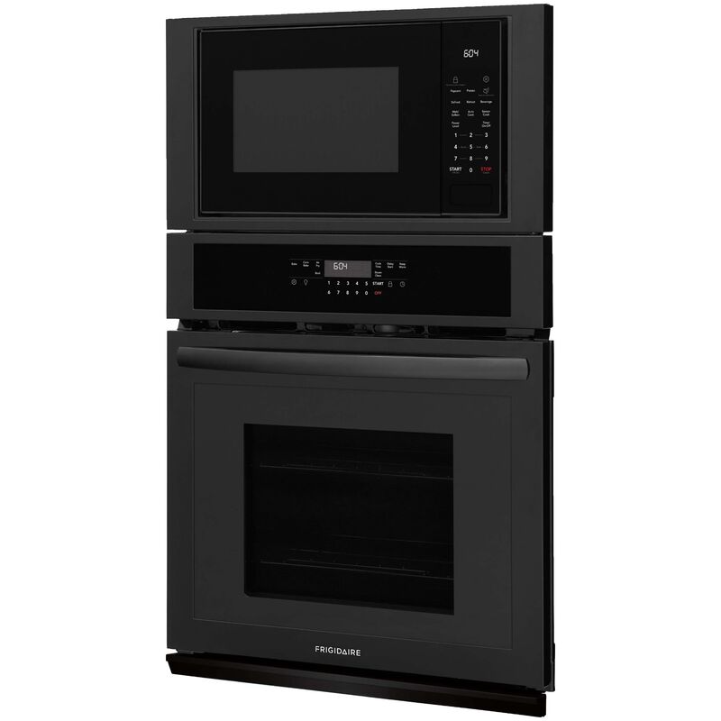 Frigidaire 27 in. 5.4 cu. ft. Electric Microwave/Wall Oven Combo with Standard Convection & Sensor Cooking - Black, , hires