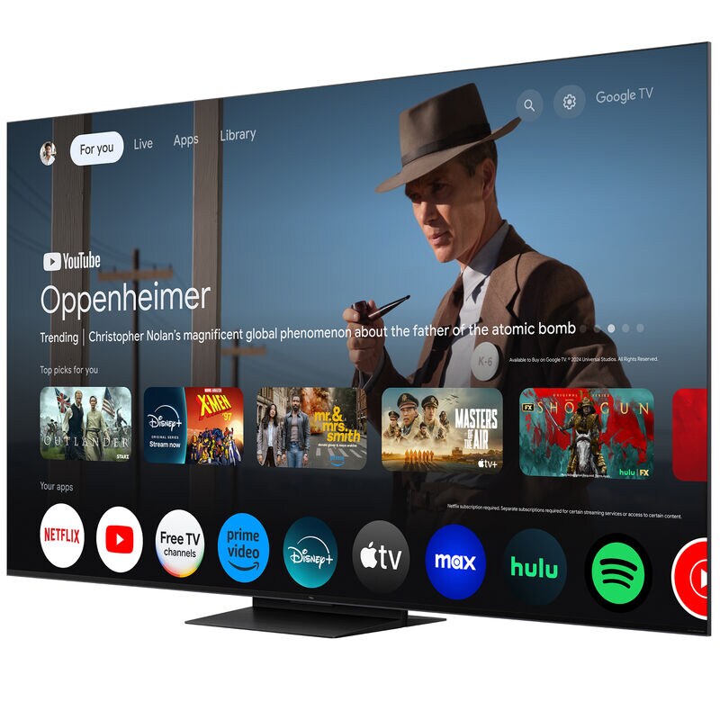 TCL - 85" Class QM7K QLED 4K UHD Smart Google TV, , hires