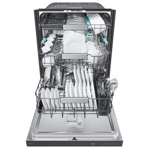 Samsung Bespoke 24 in. Top Control Smart Dishwasher with 38 dBA Sound Level, 3rd-Rack, Smart Dry with AutoRelease Door - Fingerprint Resistant Stainless Steel, , hires