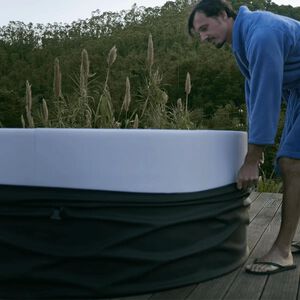 EZLIFE Alba 7 Person Round Eco Foam Hot Tub, , hires