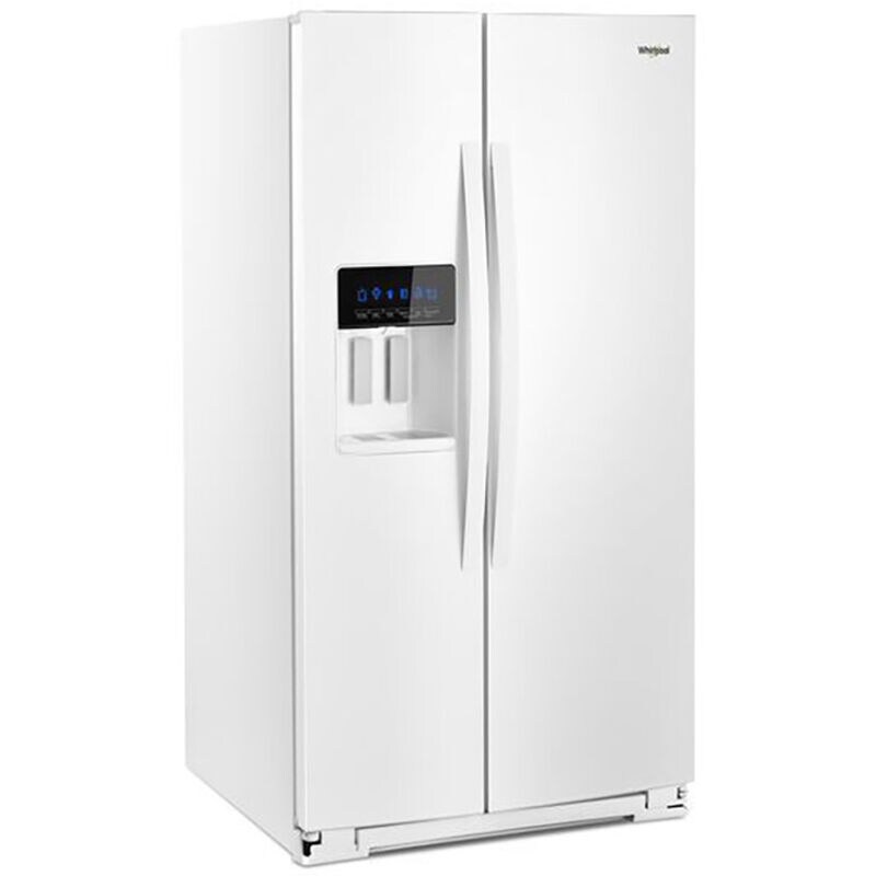 Whirlpool 36 in. 28.5 cu. ft. Side by Side Refrigerator with External Ice Water Dispenser White P.C. Richard Son