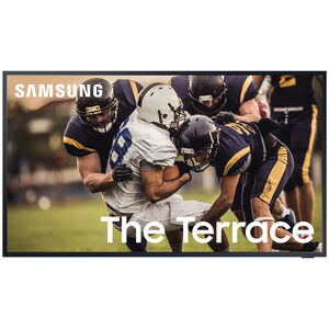 Samsung - The Terrace Series 65" Class Partial Sun 4K UHD QLED Smart Tizen Outdoor TV, Black, hires