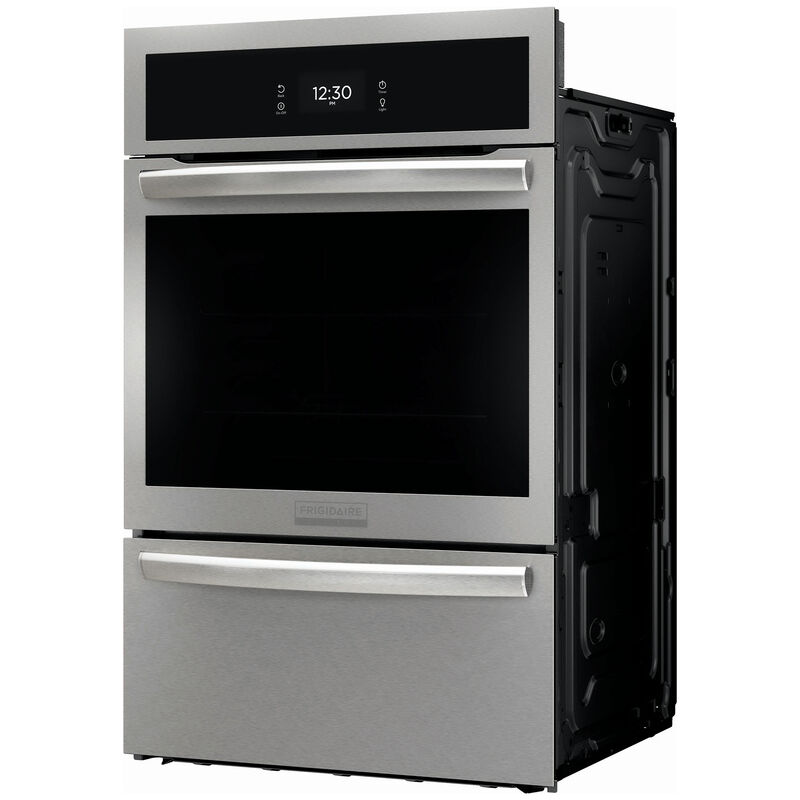 Fotile 24 in. 2.4 cu. ft. Electric Wall Oven with Standard Convection &  Manual Clean - Black Tempered Glass