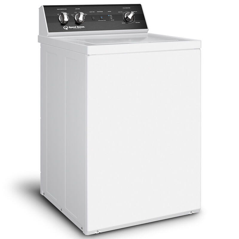 Speed Queen TR3 26 in. 3.2 cu. ft. Top Load Washer with Agitator & Perfect Wash - White, , hires
